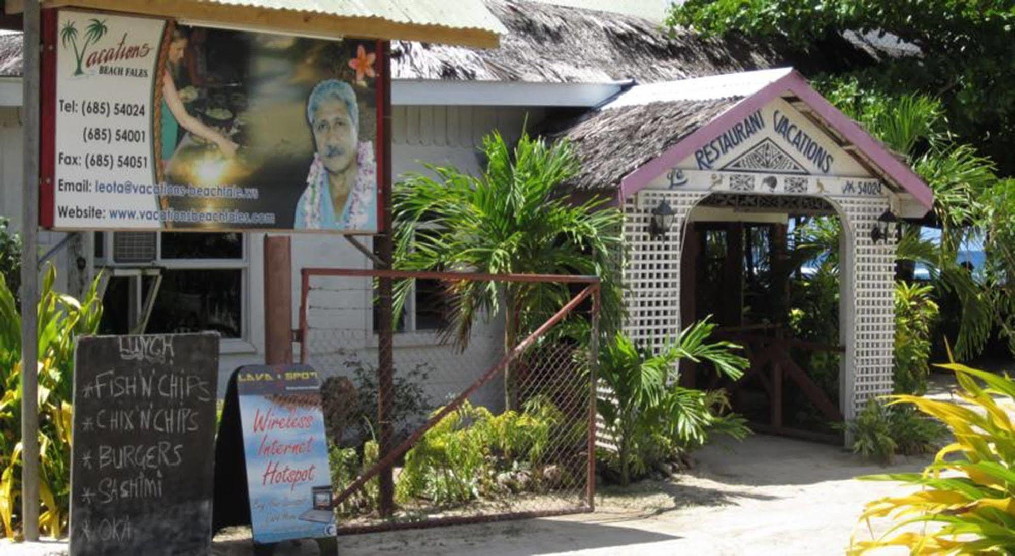 Vacations Beach Fale Hotel Manase ภายนอก รูปภาพ